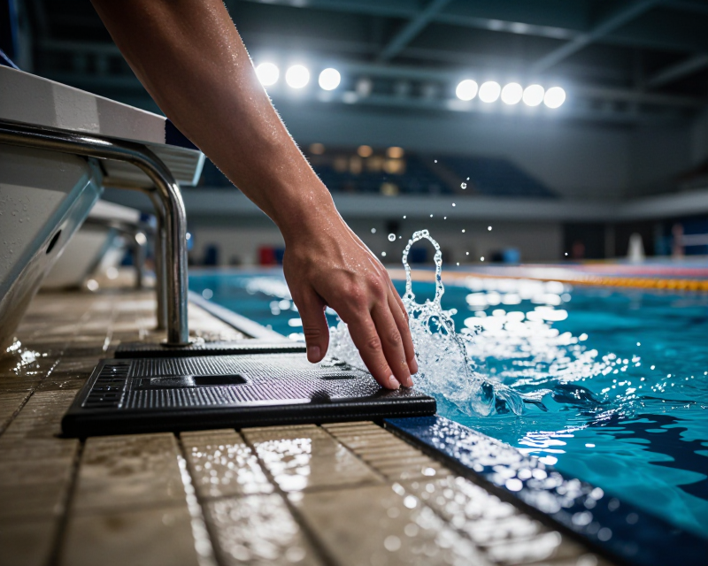 Swimming Victory Moment