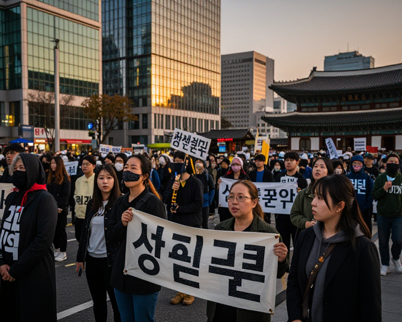 Labor Protest in Seoul