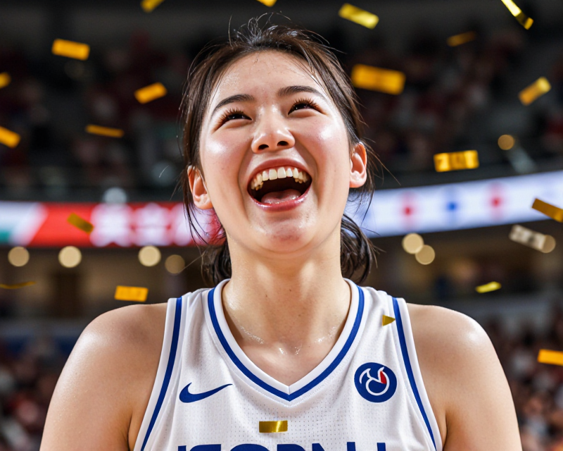 Victory Moment of Korean Women's Basketball