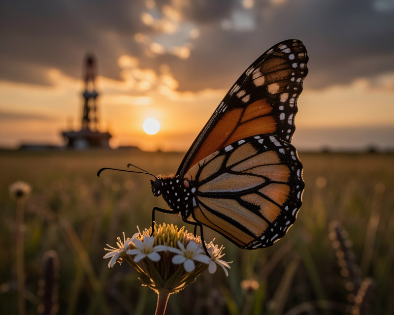 Nature and Industry Contrast