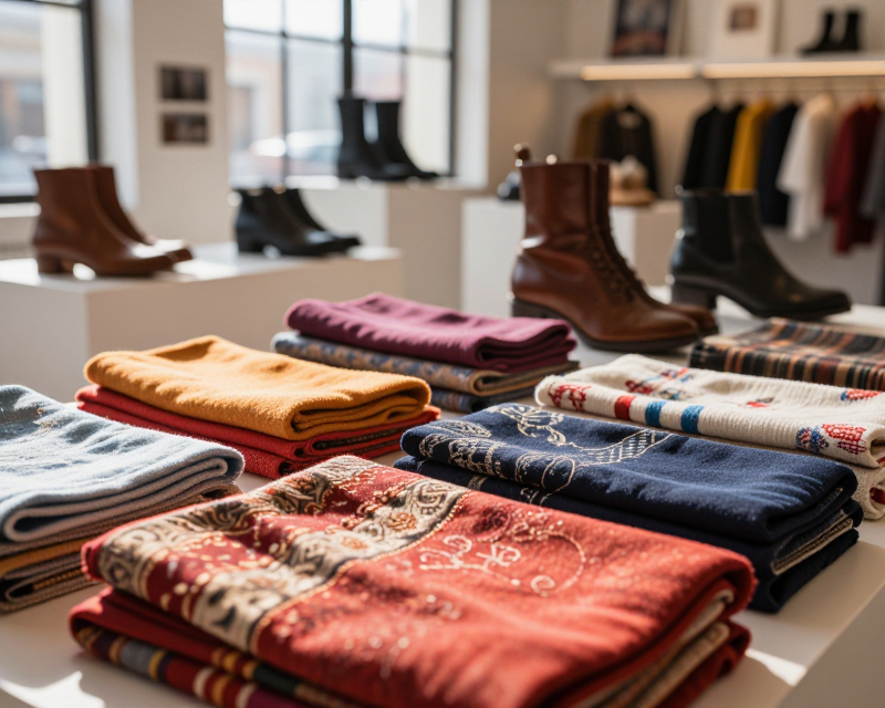 Textile and Footwear Exhibition Atmosphere