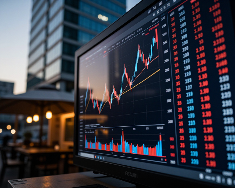 Stock Market Volatility Concept