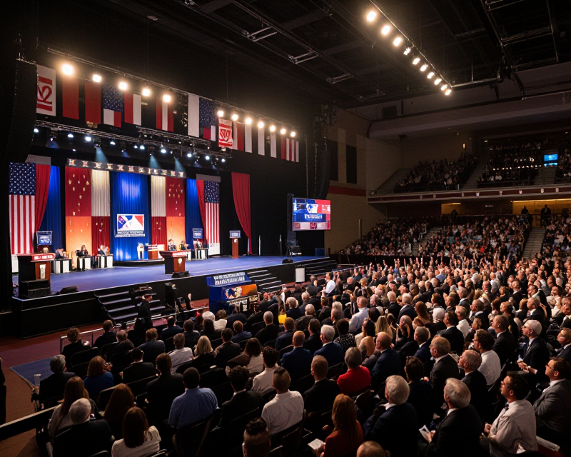 Political Convention Atmosphere