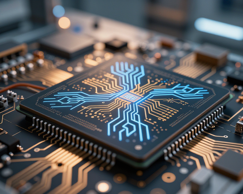 AI and Semiconductor Concept