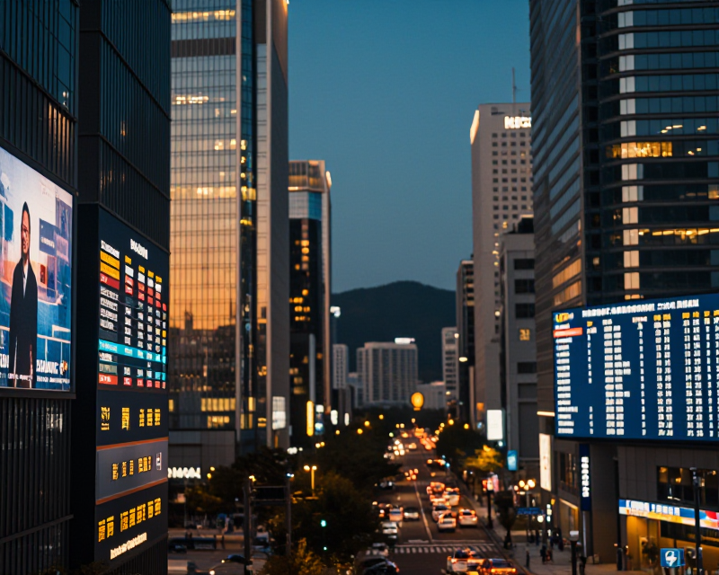 Seoul Financial District Atmosphere