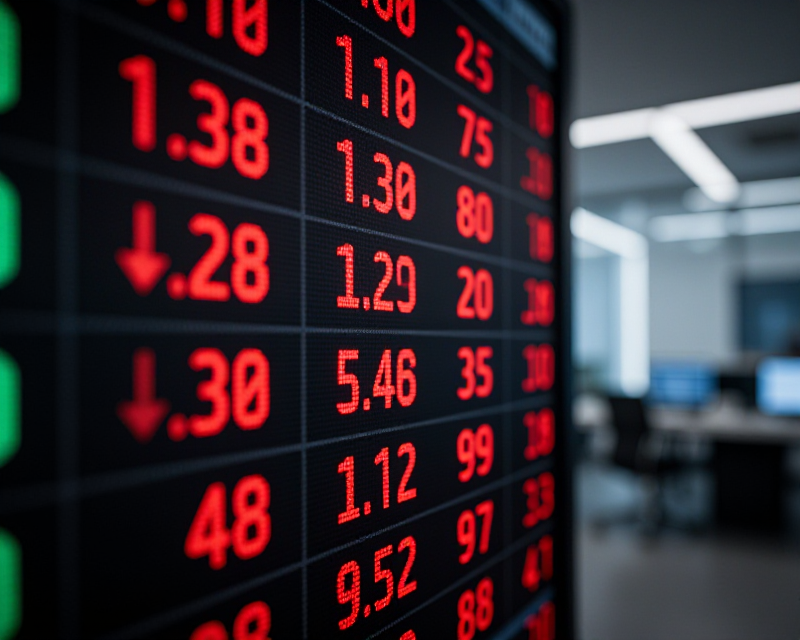 Stock Market Decline Visual