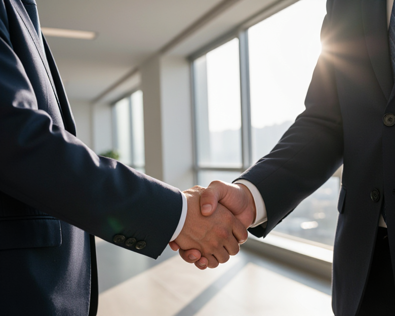 Diplomatic Handshake for Peace