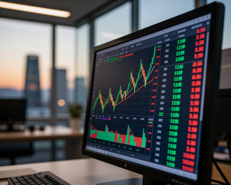 Stock Market Financial Display
