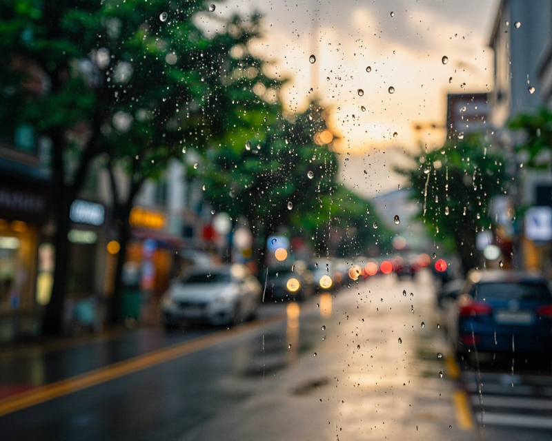 Rainy Day in Seoul