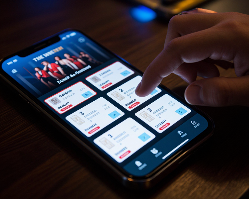 Digital Ticket Scalping Concept