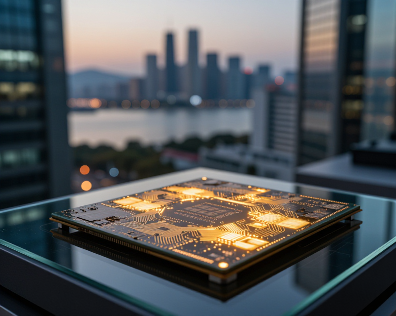 Modern Korean Corporate Finance Concept