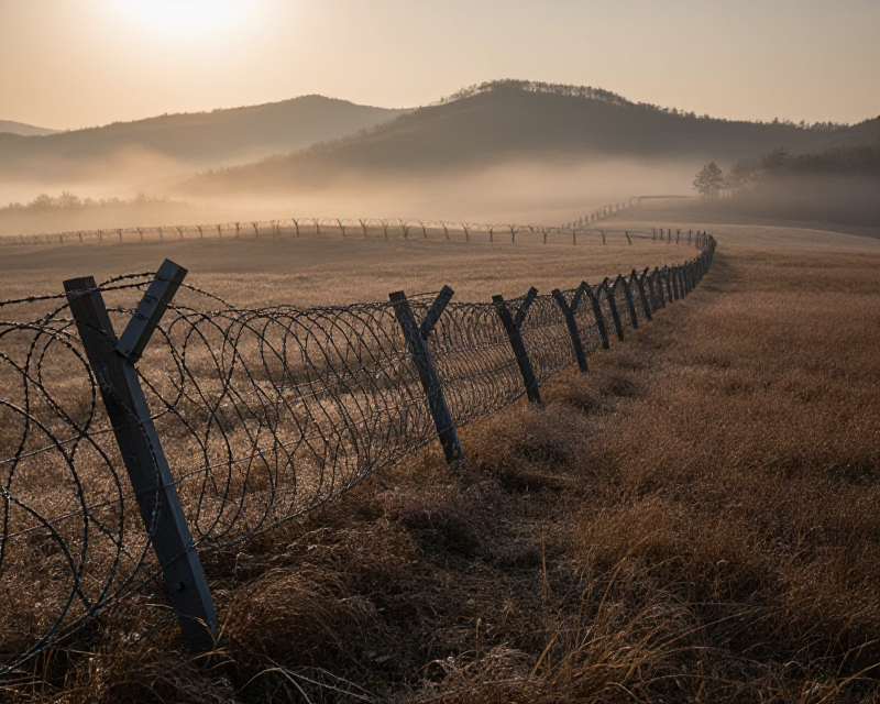 Peaceful Dawn at the Border