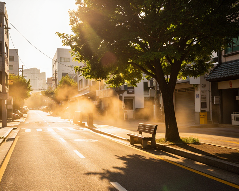 Extreme Heat in Korean Urban Setting